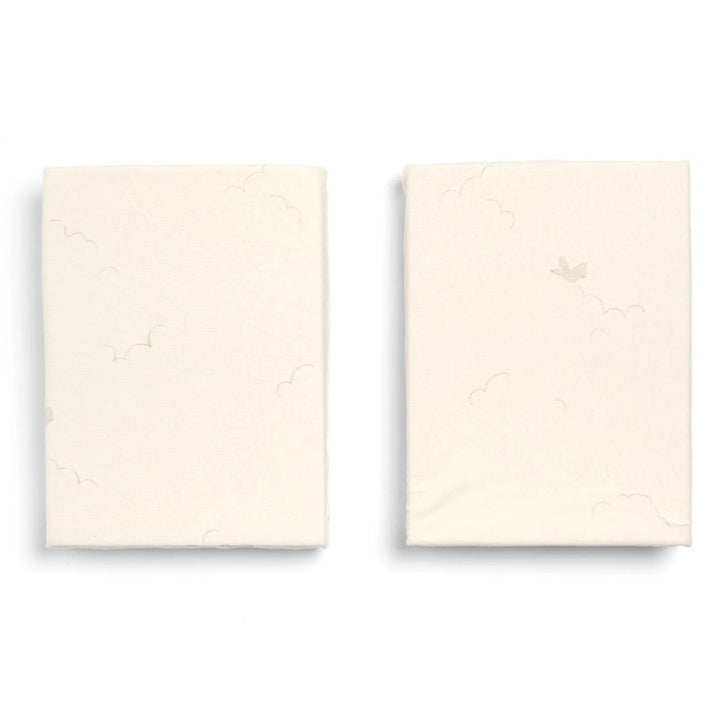 Mamas & Papas - Cotbed Fitted Sheets (2 Pack) - Welcome To The World Duckling - Mabel & Fox