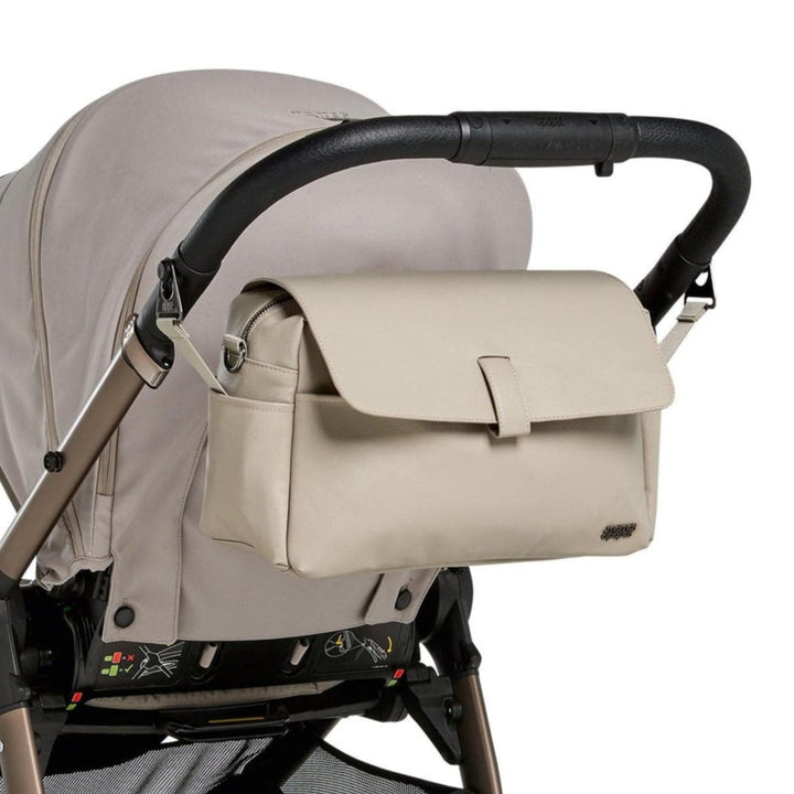 Mamas & Papas - Eco Leather Stroller Organiser - Truffle - Mabel & Fox