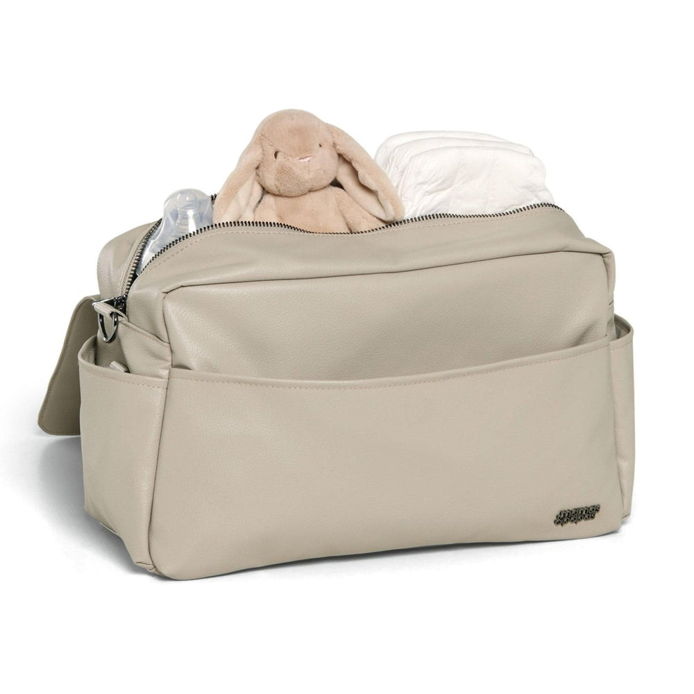 Mamas & Papas - Eco Leather Stroller Organiser - Truffle - Mabel & Fox