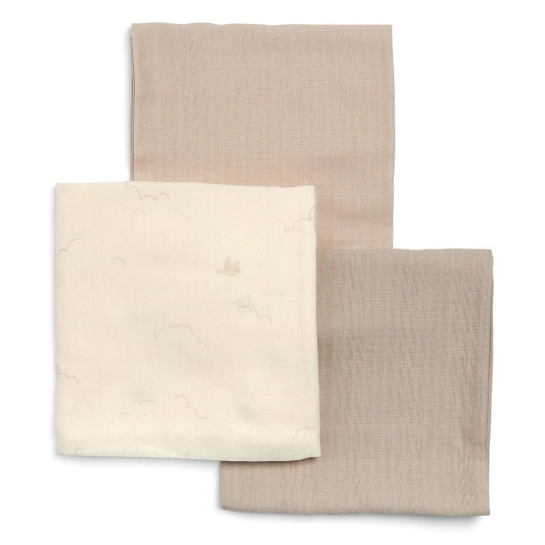 Mamas & Papas - Large Muslin Squares (3 Pack) - Welcome to the World Duckling - Mabel & Fox