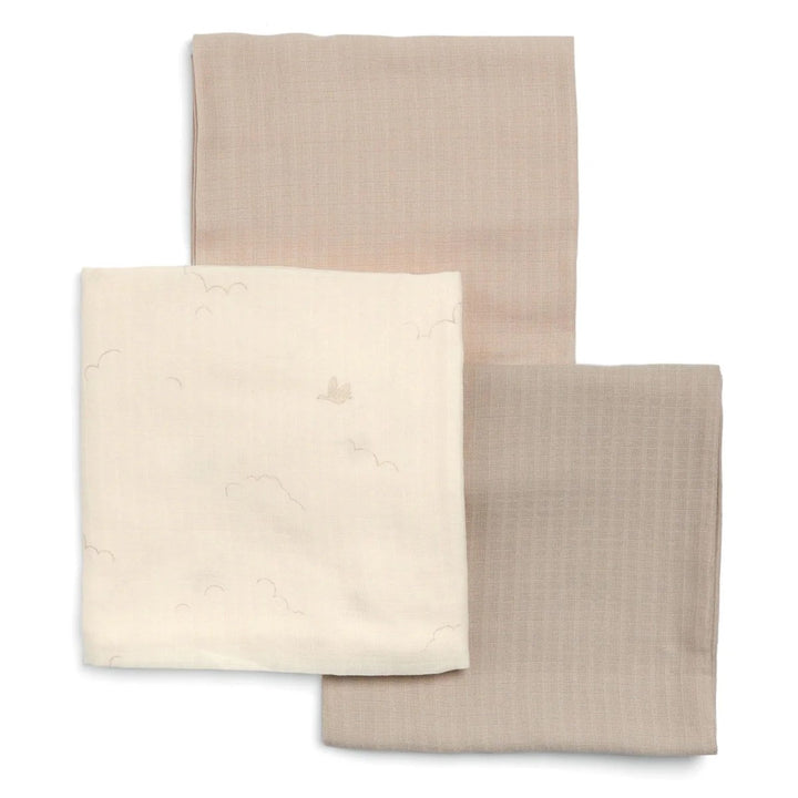 Mamas & Papas - Large Muslin Squares (3 Pack) - Welcome to the World Duckling - Mabel & Fox