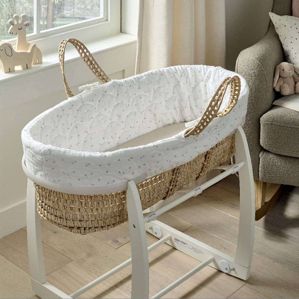 Mamas & Papas - Moses Basket - Welcome to the World Seedling - Mabel & Fox