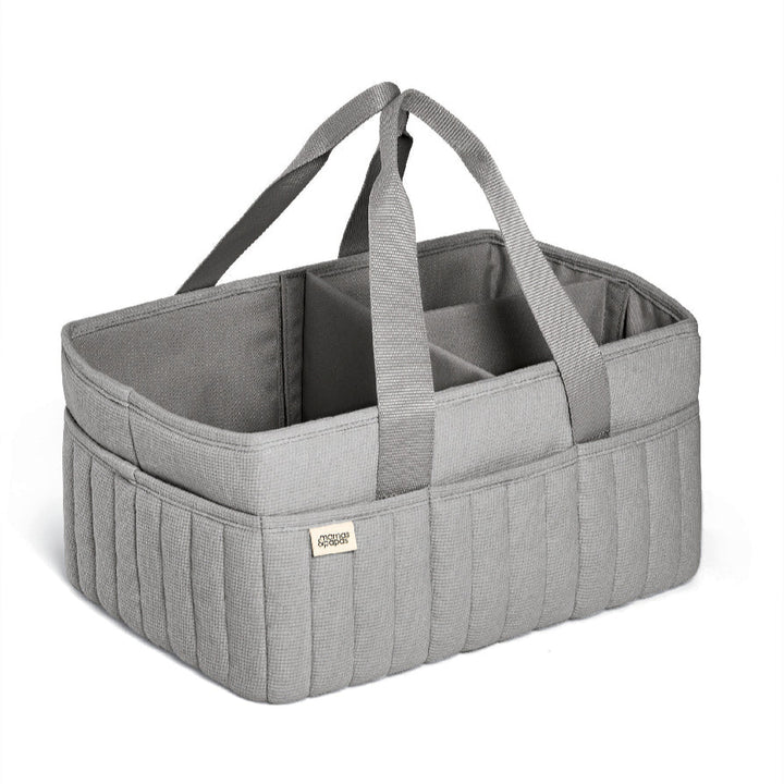 Mamas & Papas - Nappy Caddy - Grey Waffle - Mabel & Fox