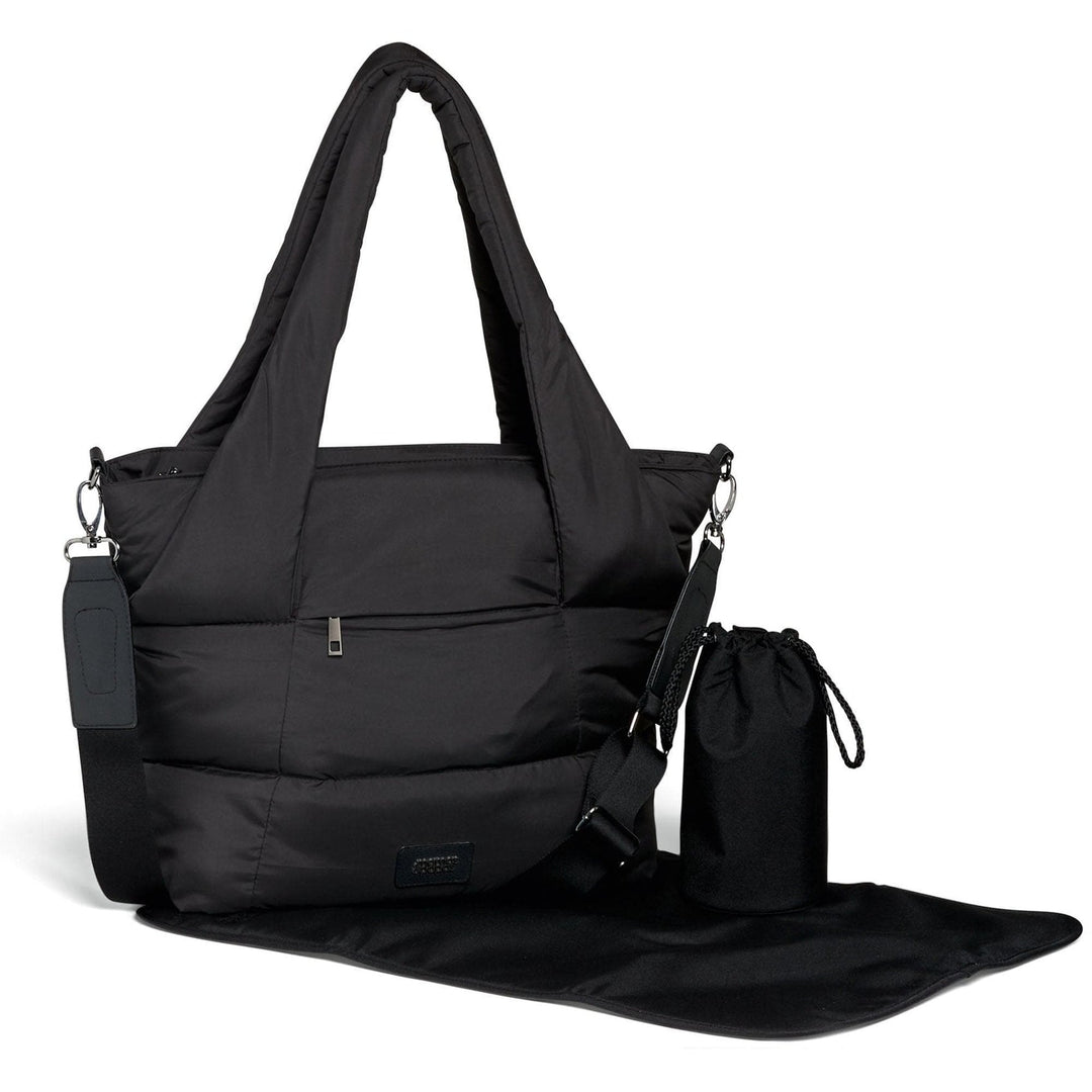 Mamas & Papas - Quilted Tote Bag – Black - Mabel & Fox