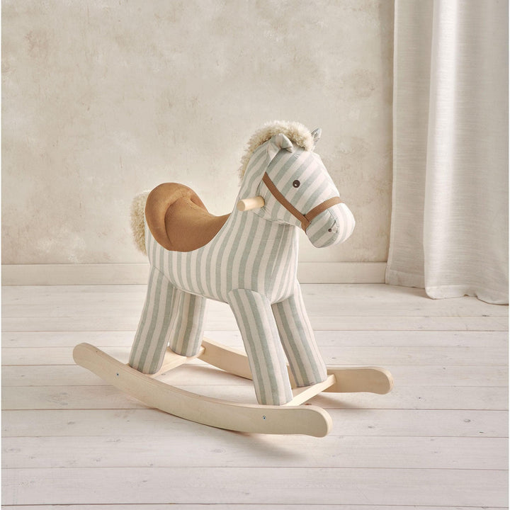 Mamas & Papas - Rocking Horse - Sage Green Stripe