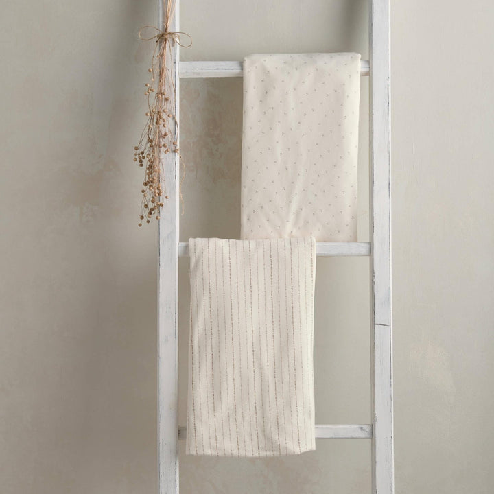 Mamas & Papas – Lua Bedside Crib Sheets – Oat (Pack of 2) - Mabel & Fox