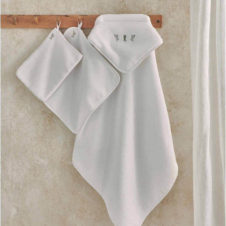 Mamas & Papas - Bunny Towelling Set (3 Piece Set)
