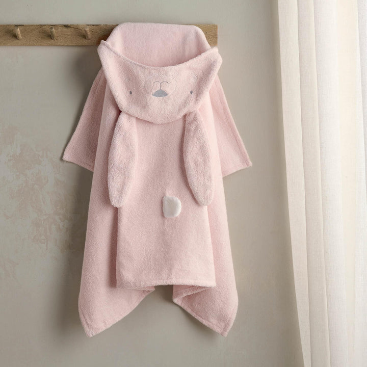 Mamas & Papas - Hooded Baby Towel - Pink Bunny