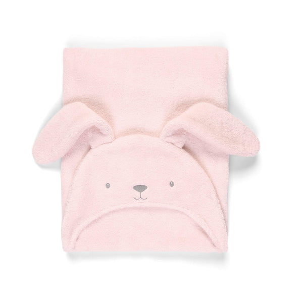 Mamas & Papas - Hooded Baby Towel - Pink Bunny