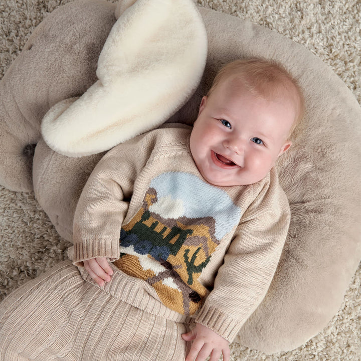 Mamas & Papas - Tummy Time Snugglerug - Elephant