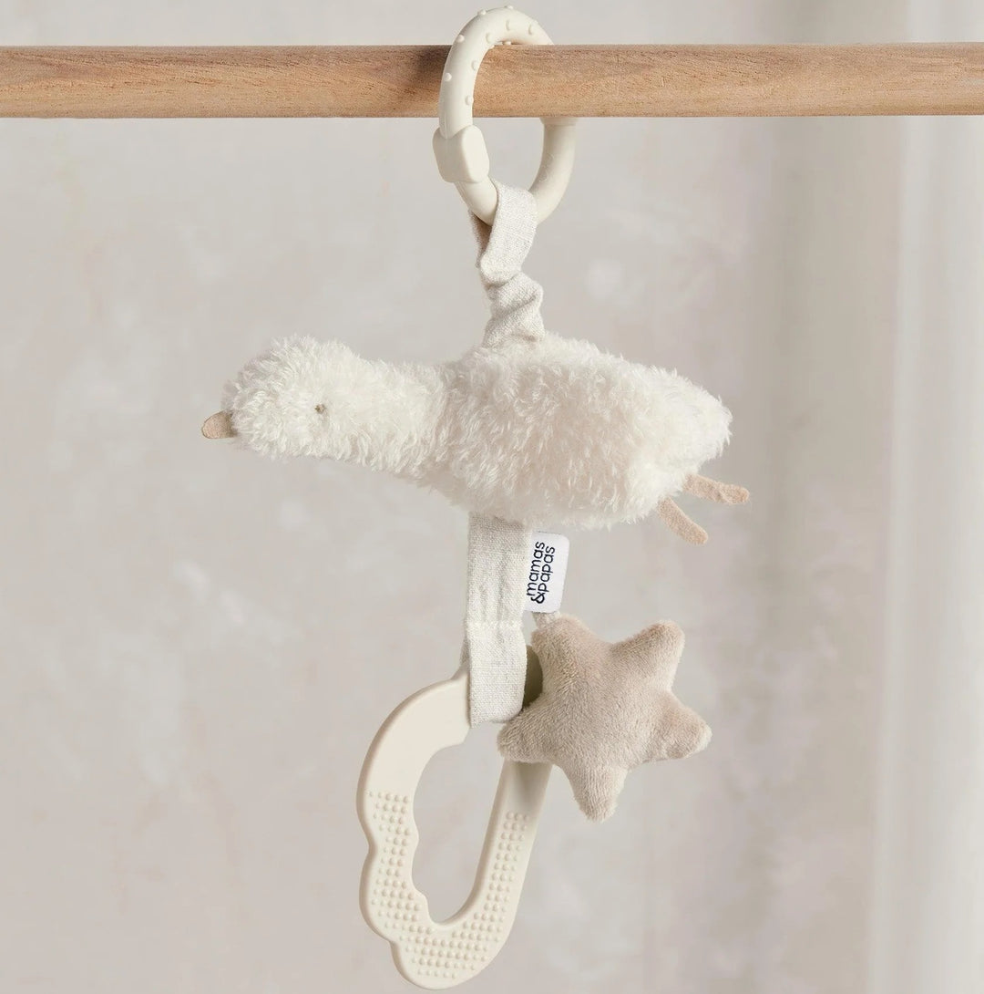 Mamas & Papas - Welcome to the World Duckling - Linkie Toy - Mabel & Fox