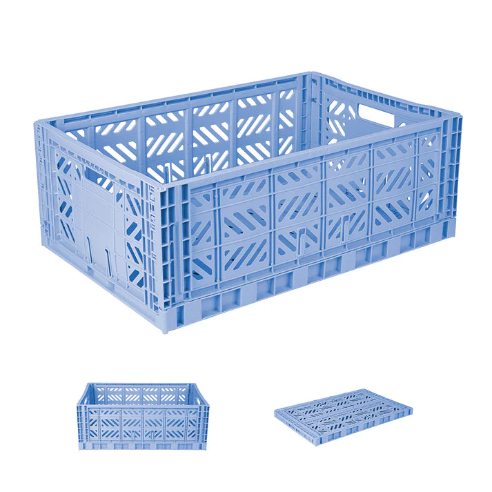 Aykasa Folding Storage Crate - Maxi - Baby Blue