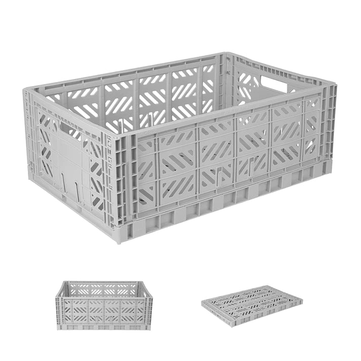 Aykasa Folding Storage Crate - Maxi - Grey