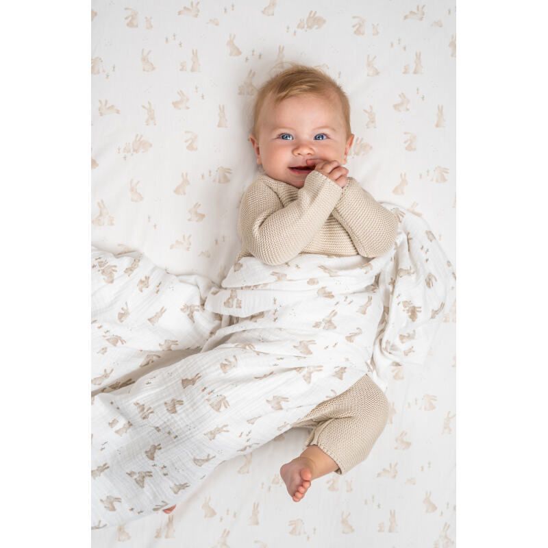 Little Dutch -  Swaddle - Baby Bunny (120x120cm)