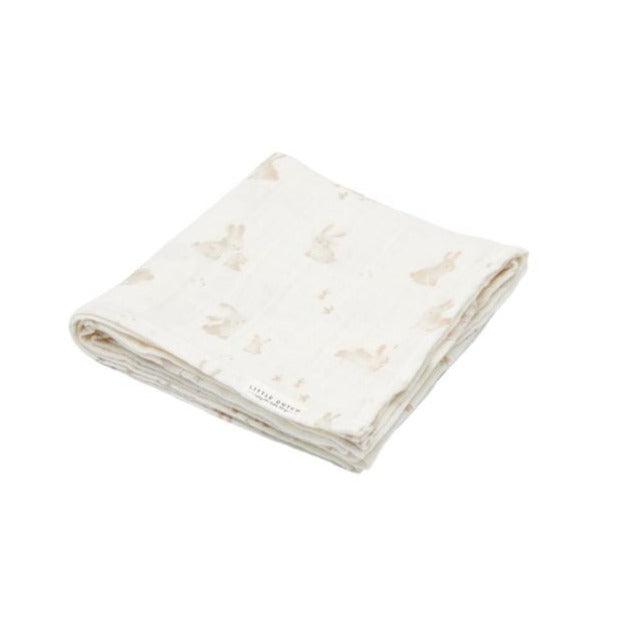 Little Dutch -  Swaddle - Baby Bunny (120x120cm)