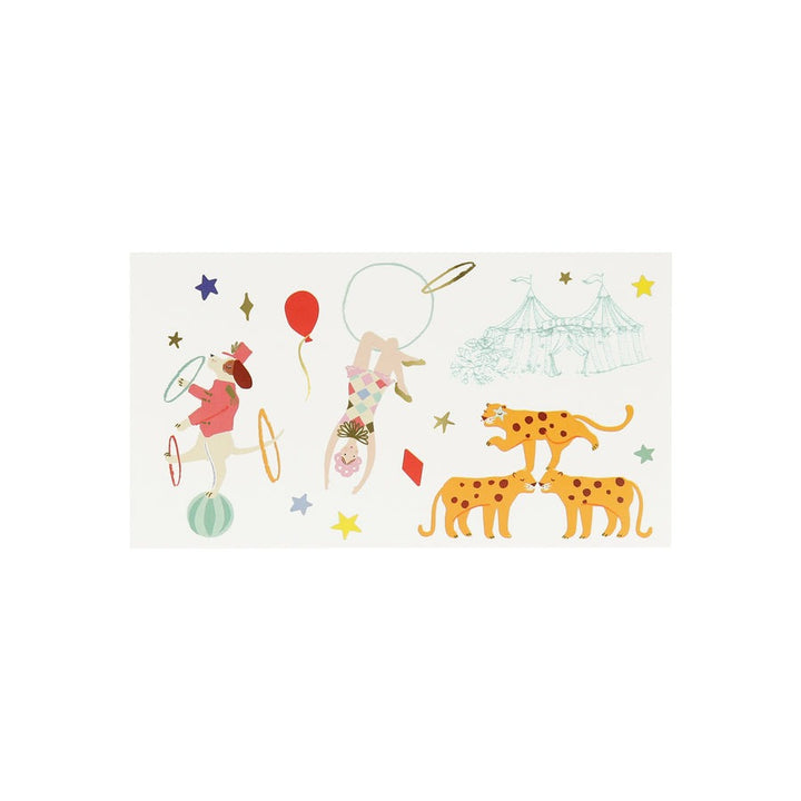 Meri Meri - Circus - Temporary Tattoos