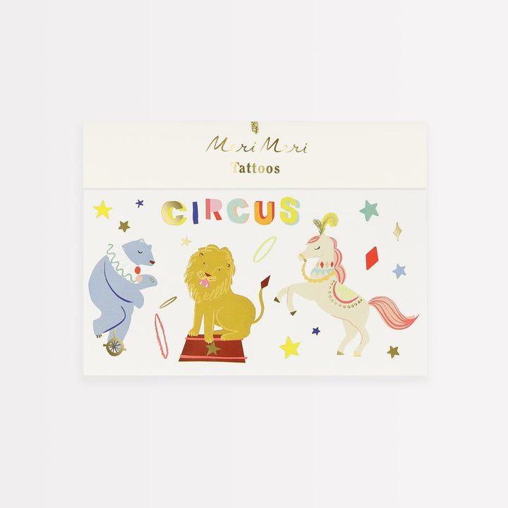 Meri Meri - Circus - Temporary Tattoos