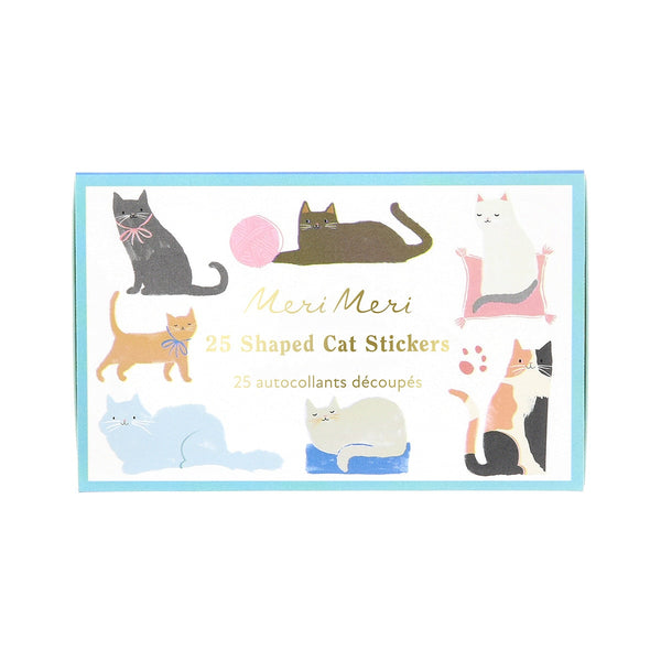 Meri Meri – Cat Shaped Stickers - Mabel & Fox