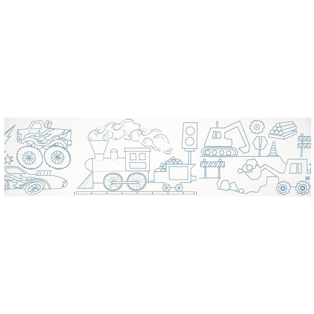 Meri Meri – Construction & Cars Colouring Roll - Mabel & Fox