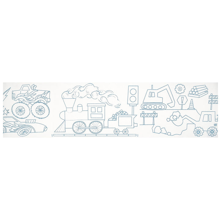 Meri Meri – Construction & Cars Colouring Roll - Mabel & Fox