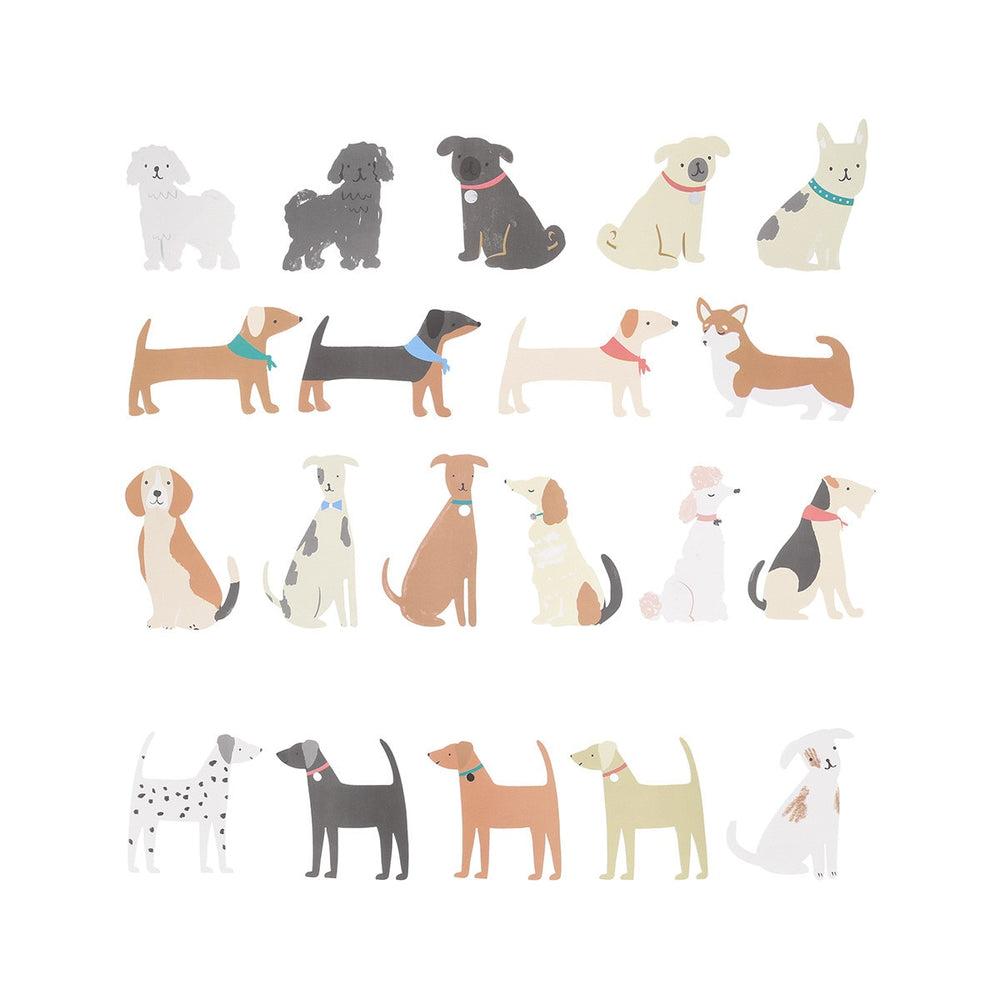 Meri Meri – Dog Shaped Stickers - Mabel & Fox