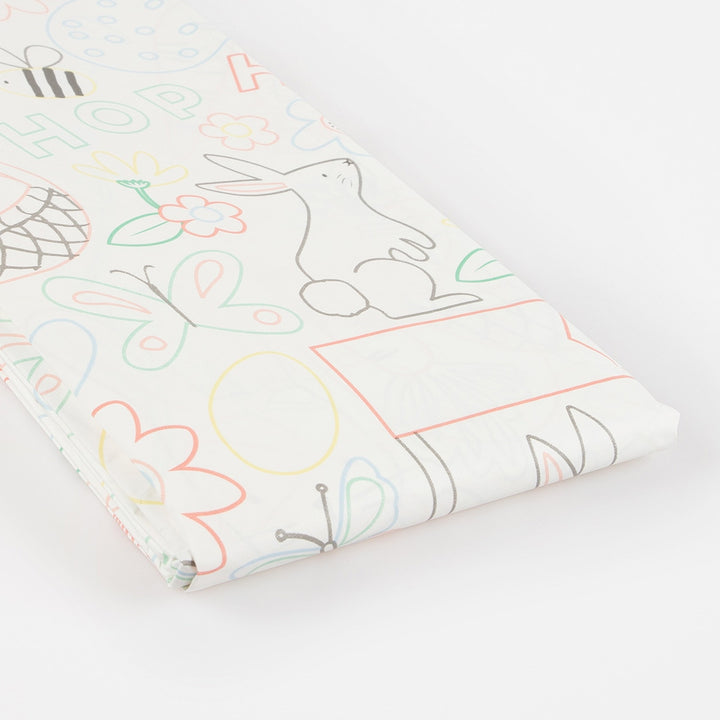 Meri Meri – Easter Colour In Activity Tablecloth - Mabel & Fox