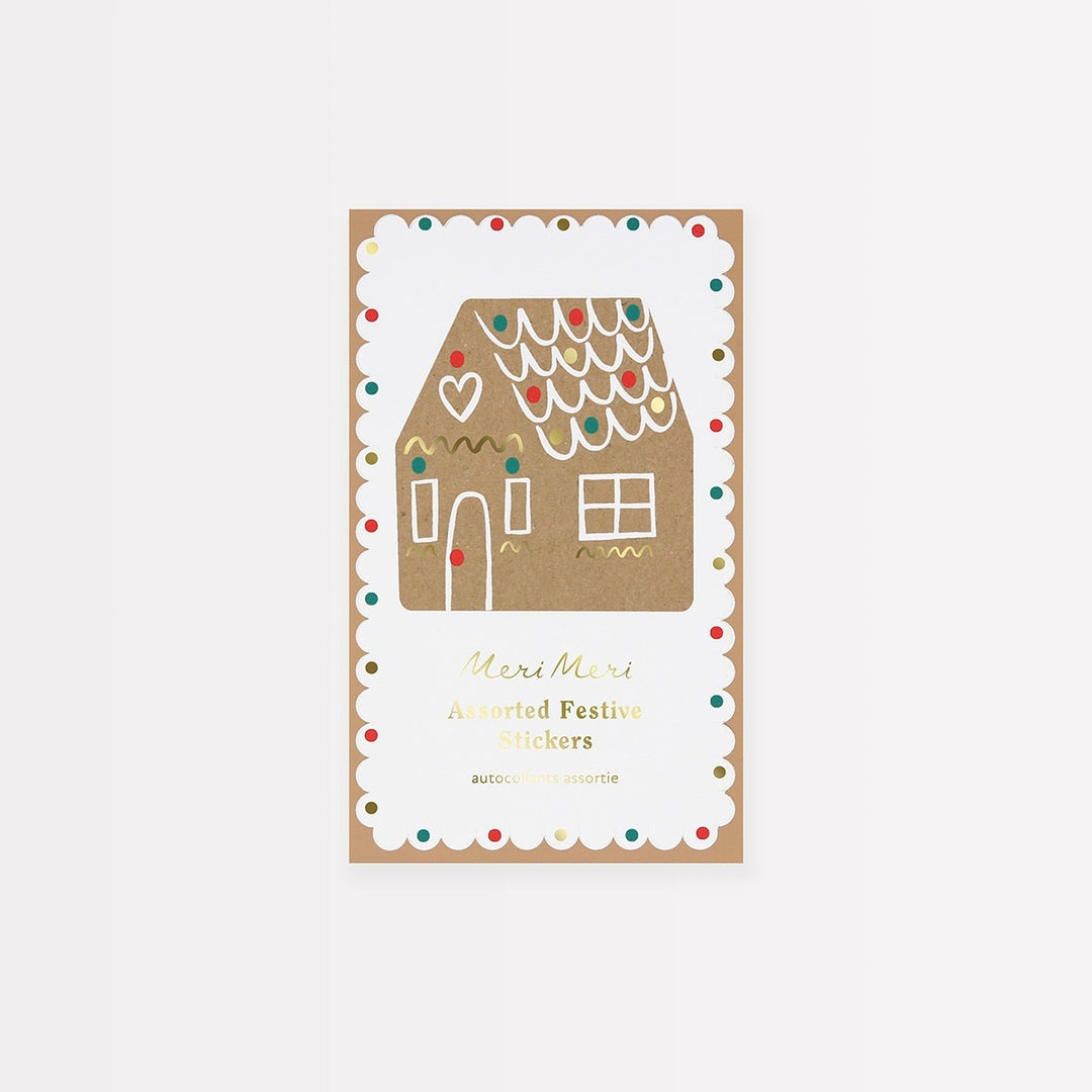 Meri Meri - Gingerbread Stickers - Mabel & Fox