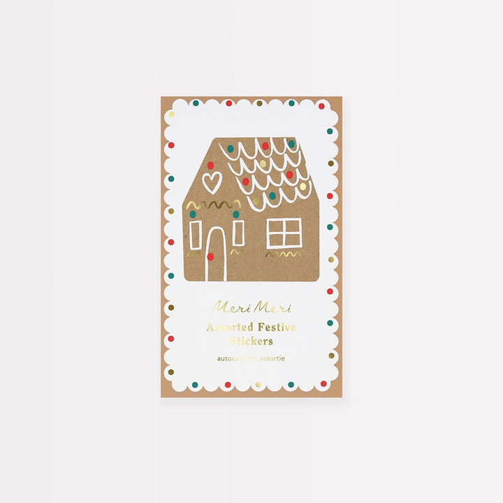 Meri Meri - Gingerbread Stickers - Mabel & Fox