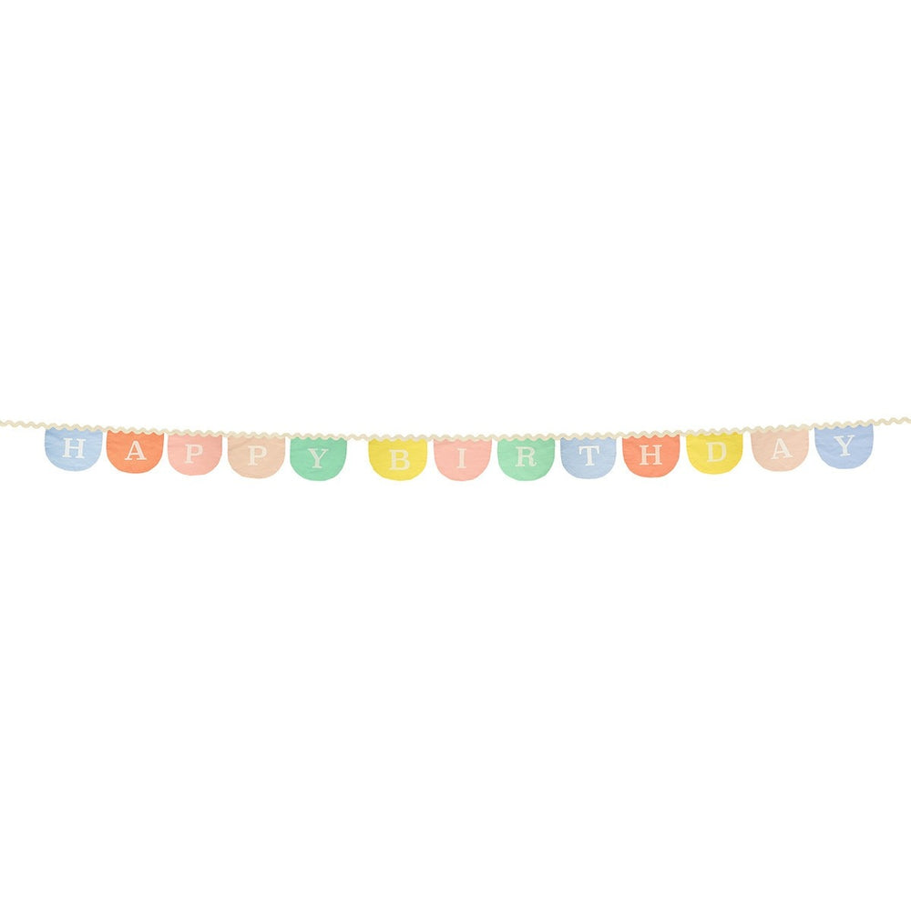 Meri Meri - Happy Birthday Fabric Garland - Mabel & Fox