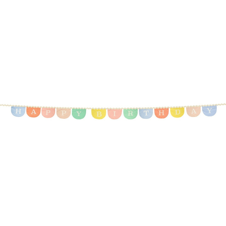 Meri Meri - Happy Birthday Fabric Garland - Mabel & Fox