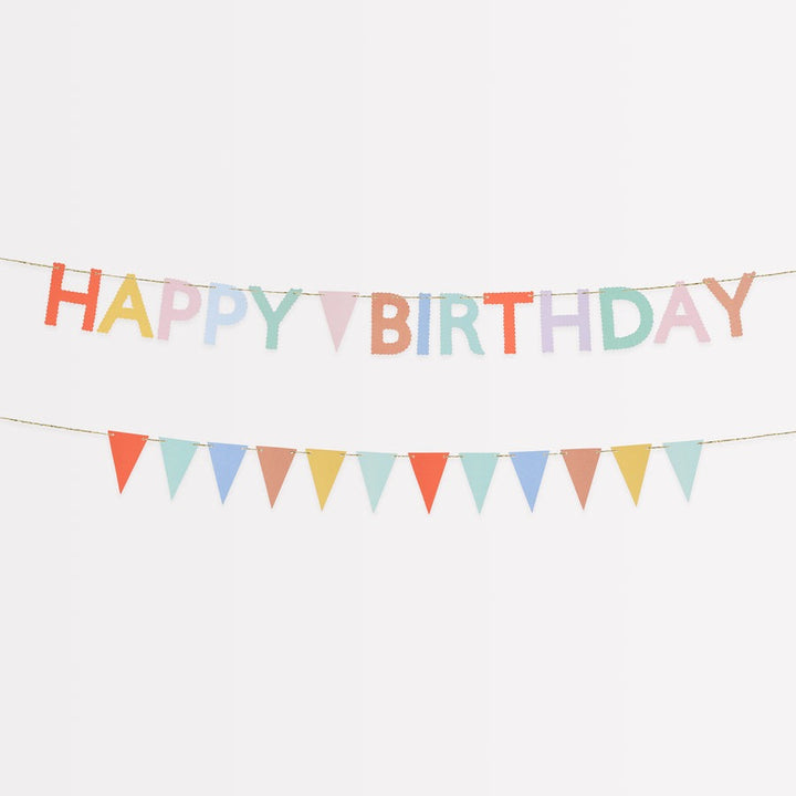 Meri Meri - Happy Birthday Mini Matchbox Garland Set - Mabel & Fox
