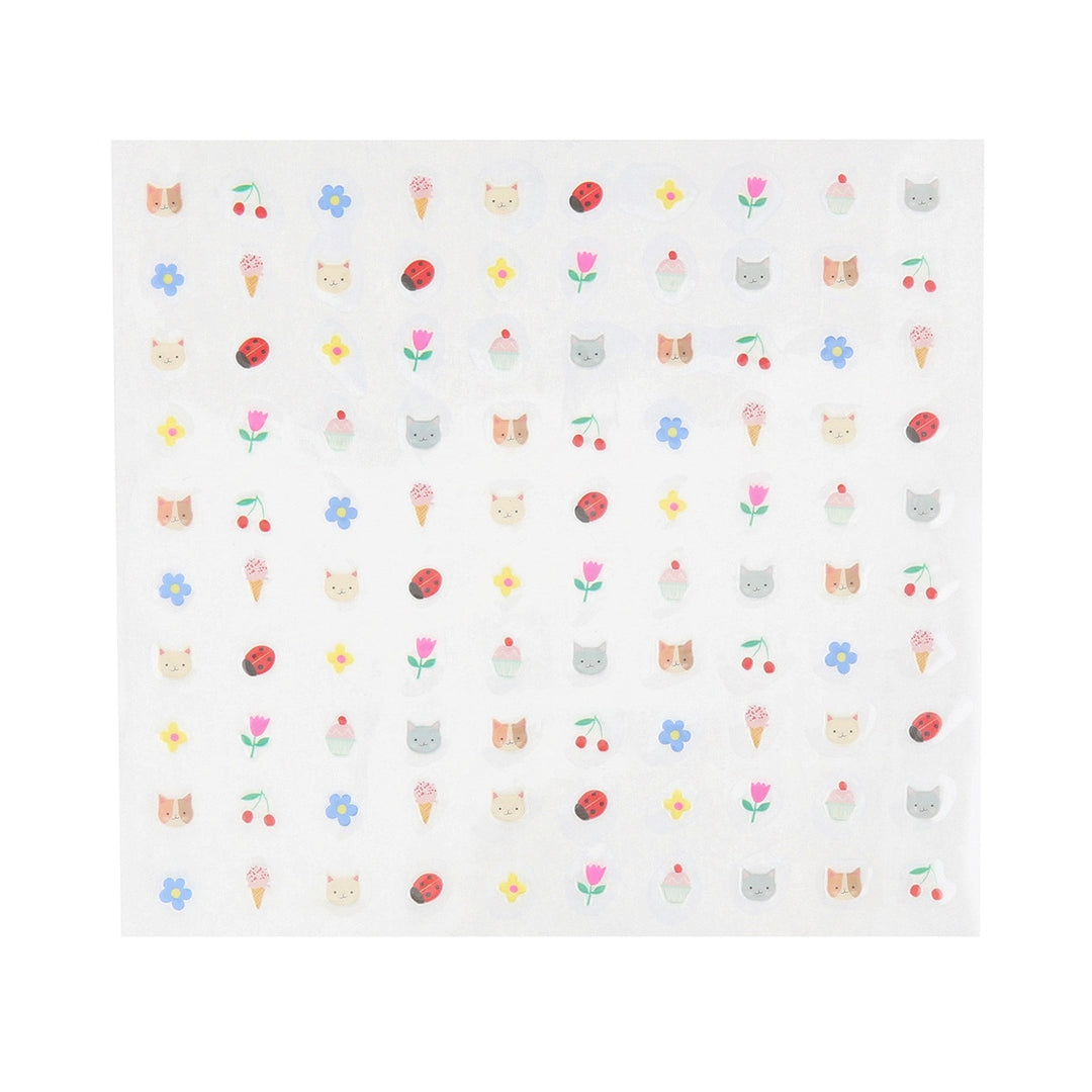 Meri Meri – Kitten Club Nail Stickers (200 Pack) - Mabel & Fox