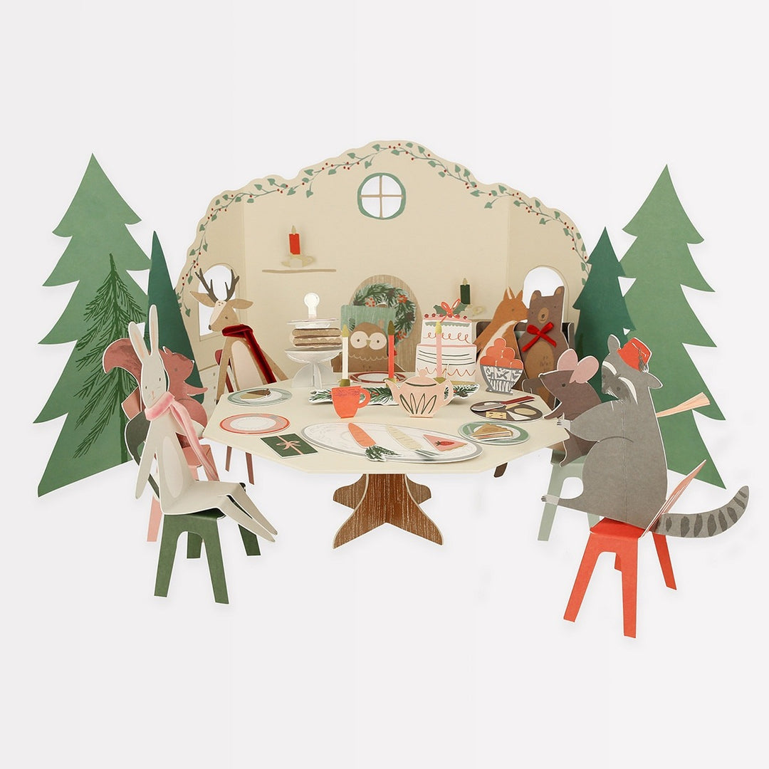 Meri Meri - Owl's Party Paper Play Advent Calendar - Mabel & Fox