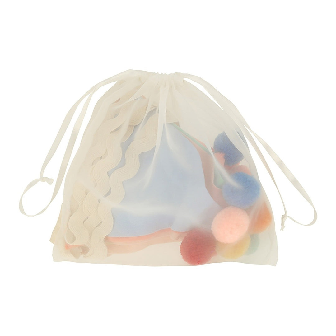 Meri Meri - Pastel Pom Pom Flag Garland - Mabel & Fox