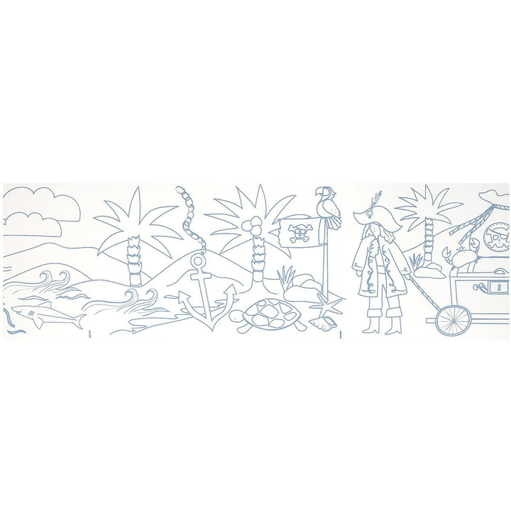 Meri Meri - Pirate Colouring Roll - Mabel & Fox