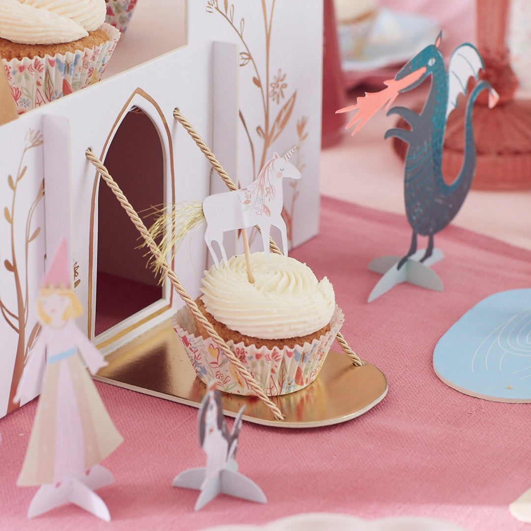Meri Meri - Princess - Cupcake Kit (24 Toppers) - Mabel & Fox