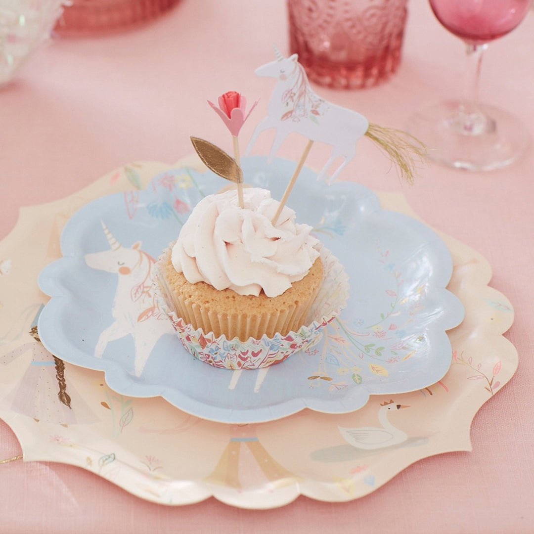 Meri Meri - Princess - Cupcake Kit (24 Toppers) - Mabel & Fox