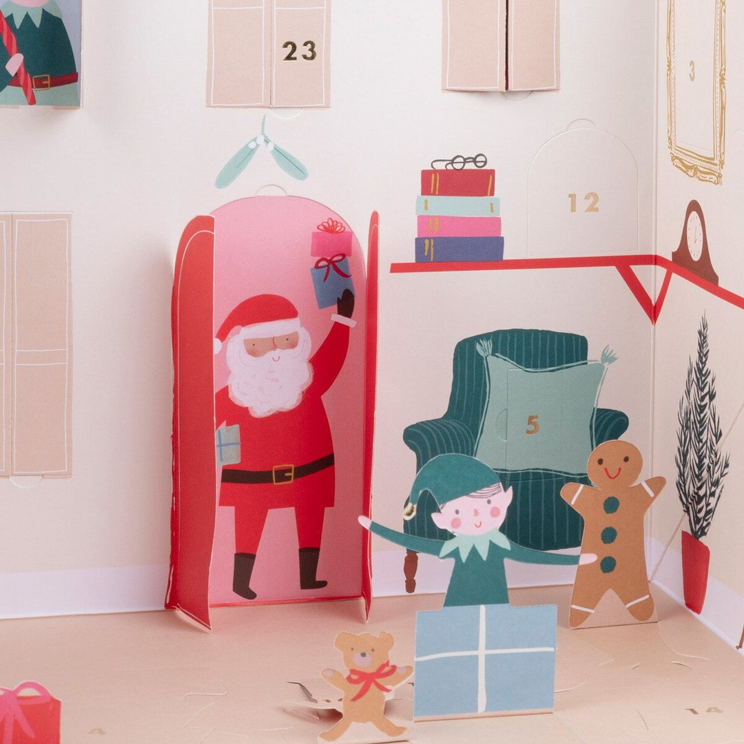 Meri Meri - Santa's House Pop Up Advent Calendar - Mabel & Fox