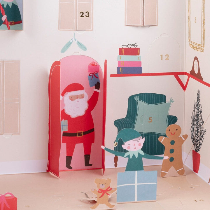 Meri Meri - Santa's House Pop Up Advent Calendar - Mabel & Fox