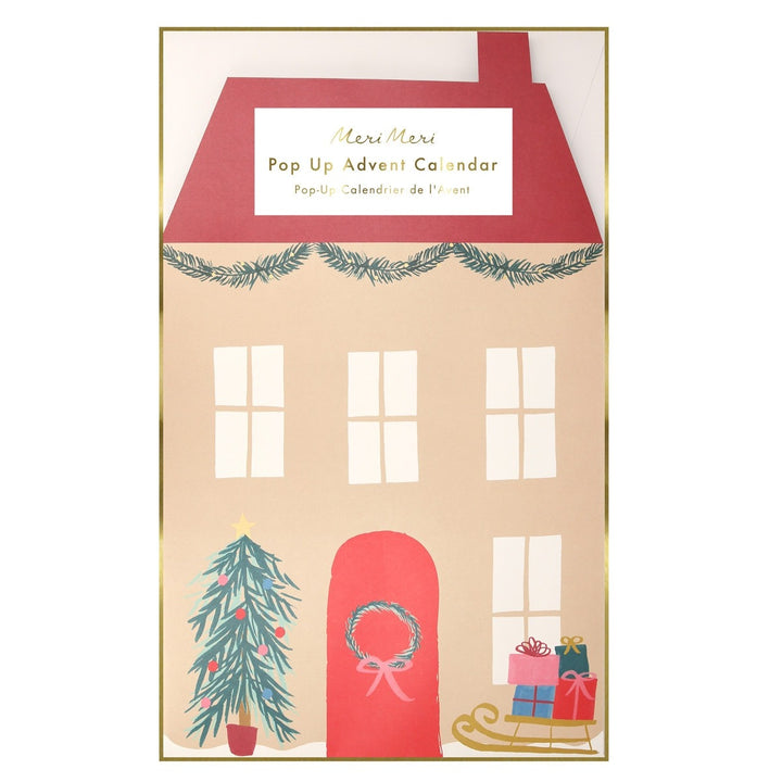 Meri Meri - Santa's House Pop Up Advent Calendar - Mabel & Fox