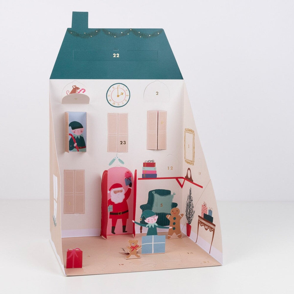 Meri Meri - Santa's House Pop Up Advent Calendar - Mabel & Fox