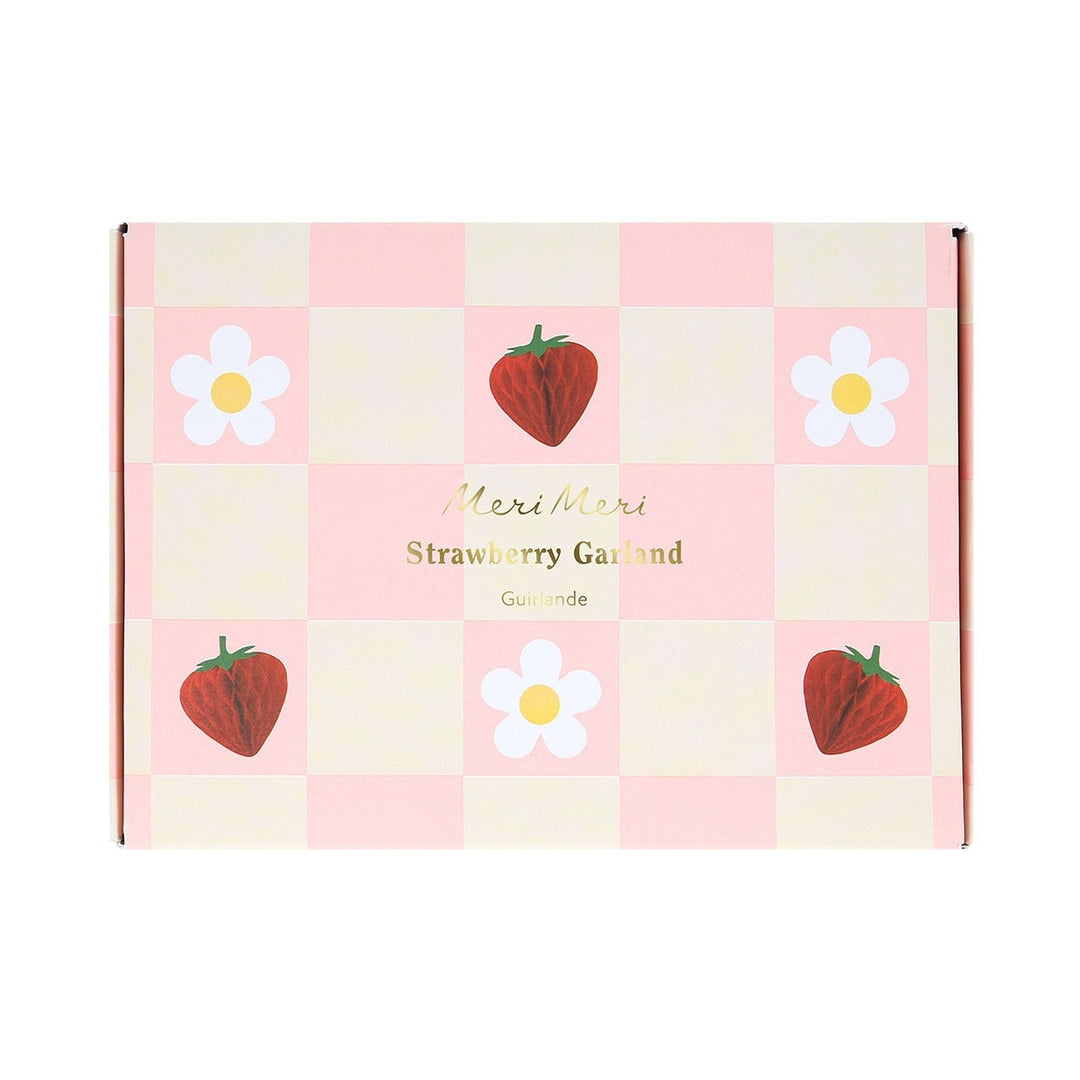 Meri Meri - Strawberry Garland - Mabel & Fox