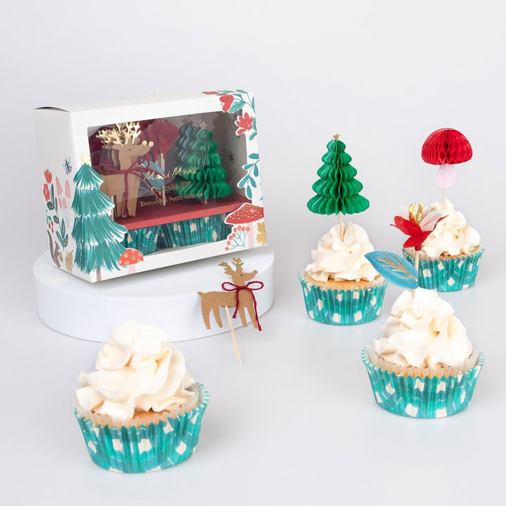 Meri Meri - Winter Wonderland Cake Toppers - Mabel & Fox