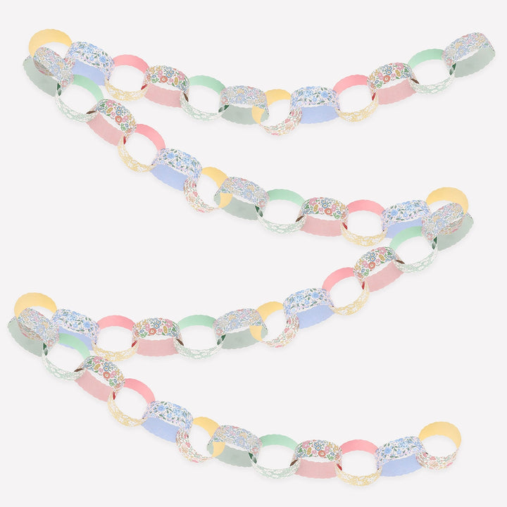 Meri Meri x Liberty – Scalloped Paper Chains Set - Mabel & Fox