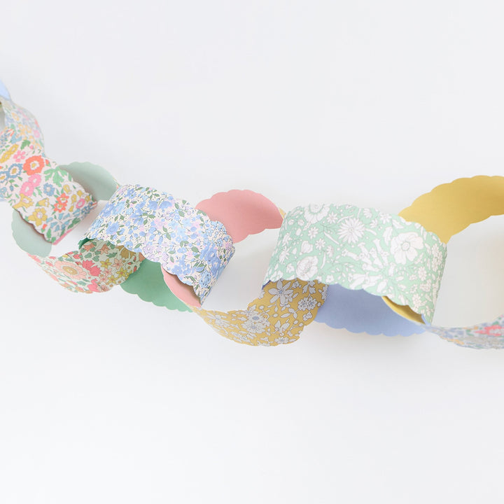 Meri Meri x Liberty – Scalloped Paper Chains Set - Mabel & Fox