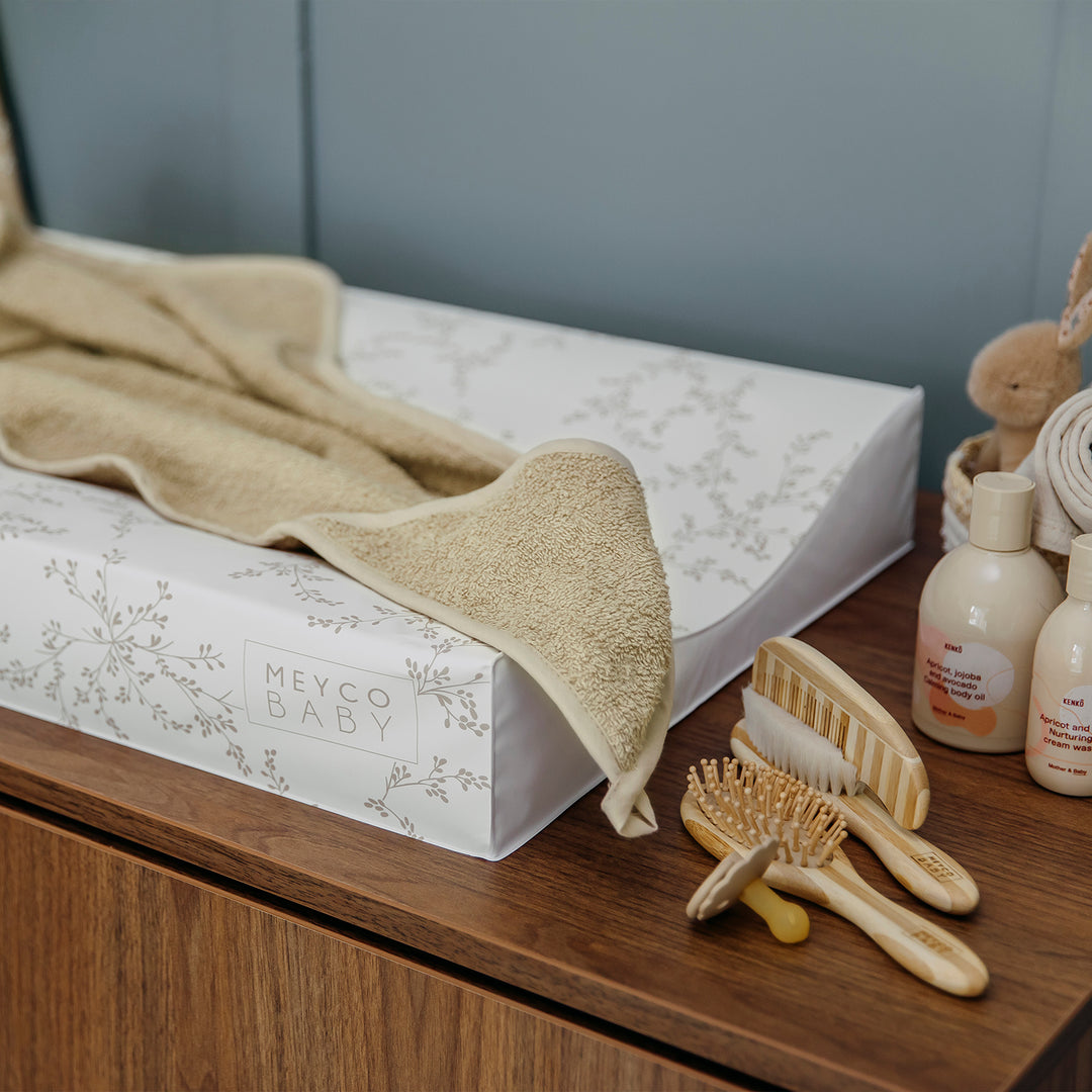 Meyco - Changing Mat - Branches Sand - Mabel & Fox