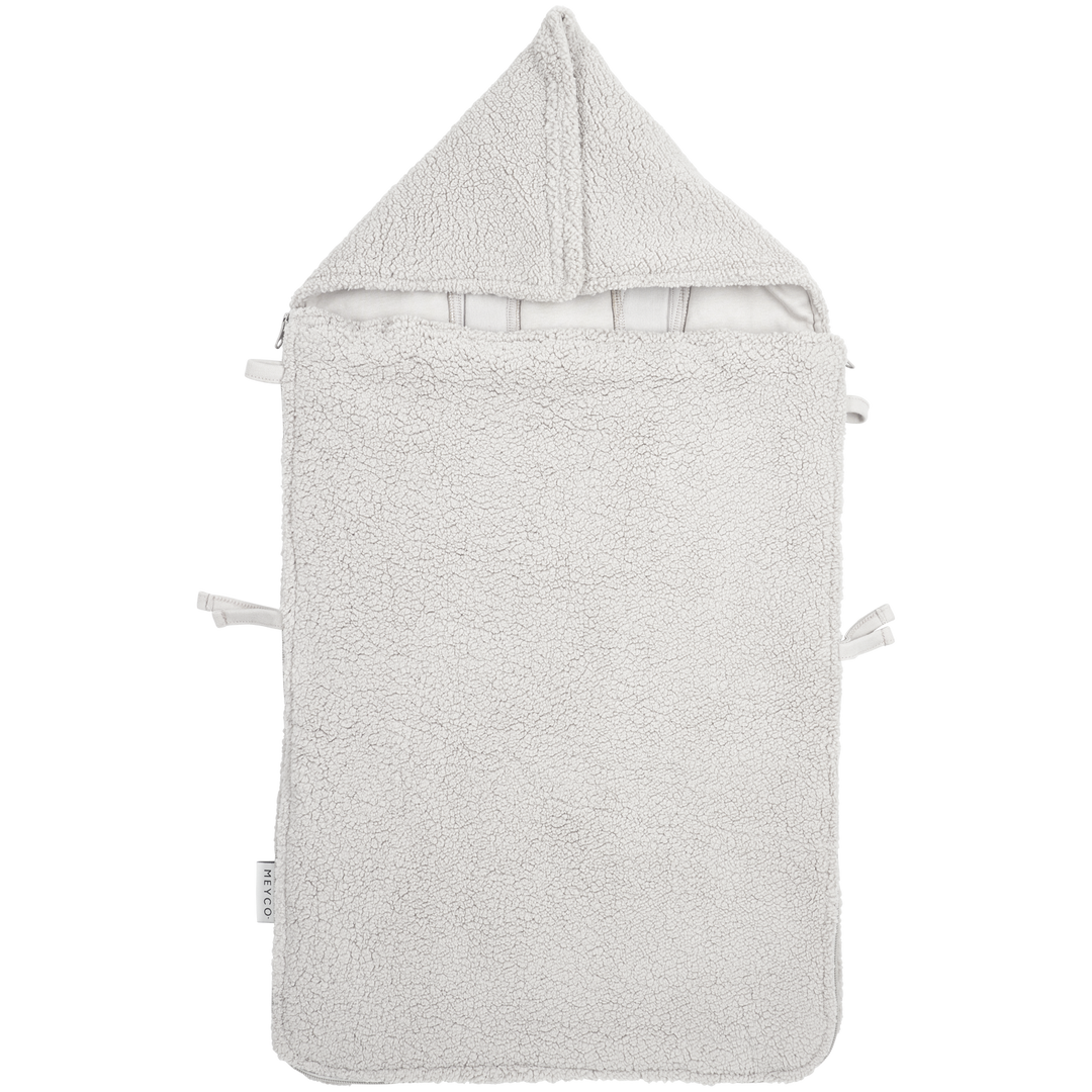 Meyco - Footmuff - Teddy Greige - Mabel & Fox