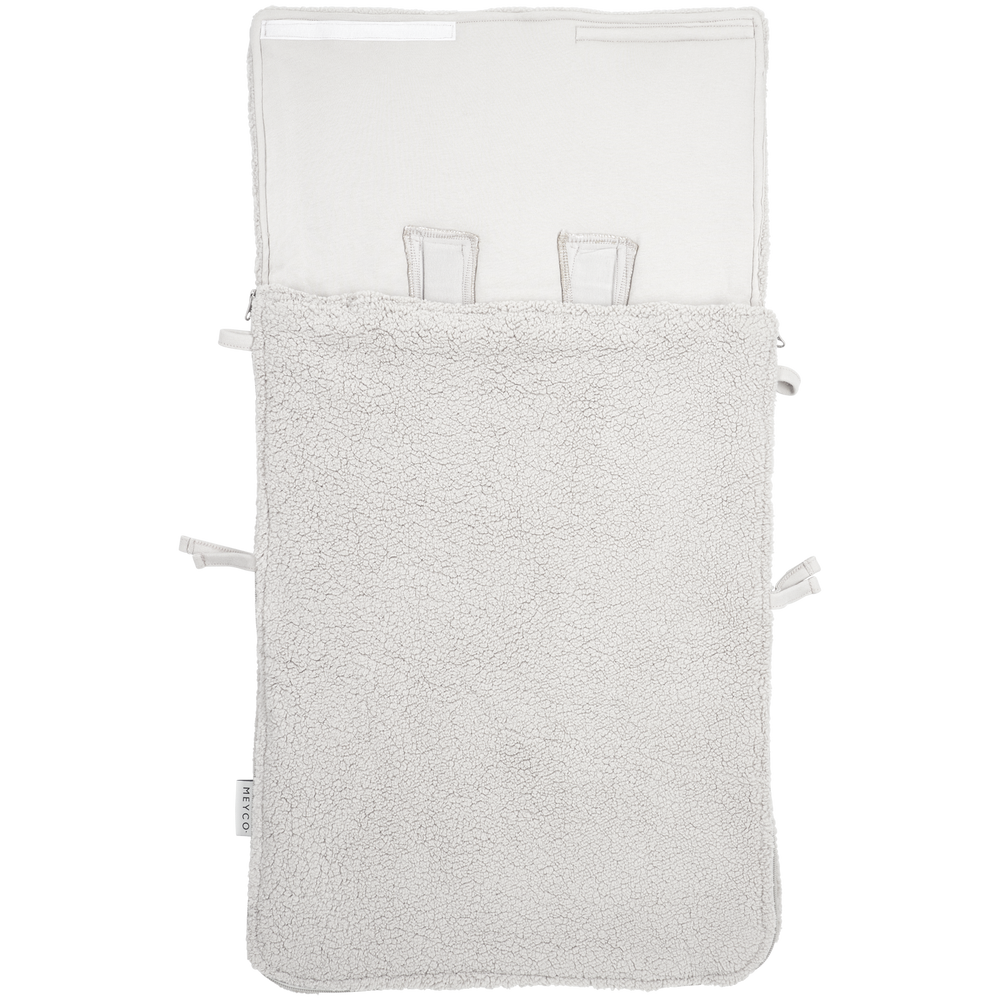 Meyco - Footmuff - Teddy Greige - Mabel & Fox