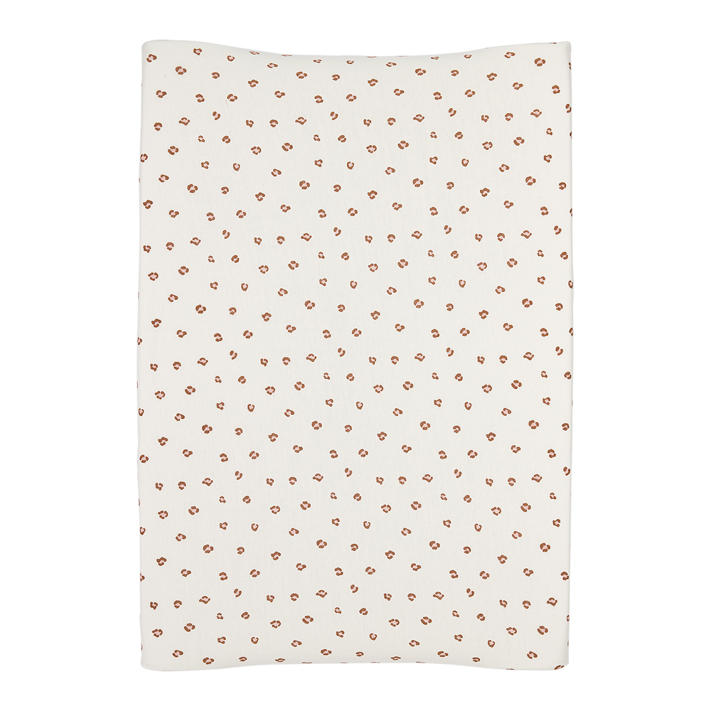 Meyco - Jersey Changing Mat Cover - Mini Panther Soft Pink - Mabel & Fox
