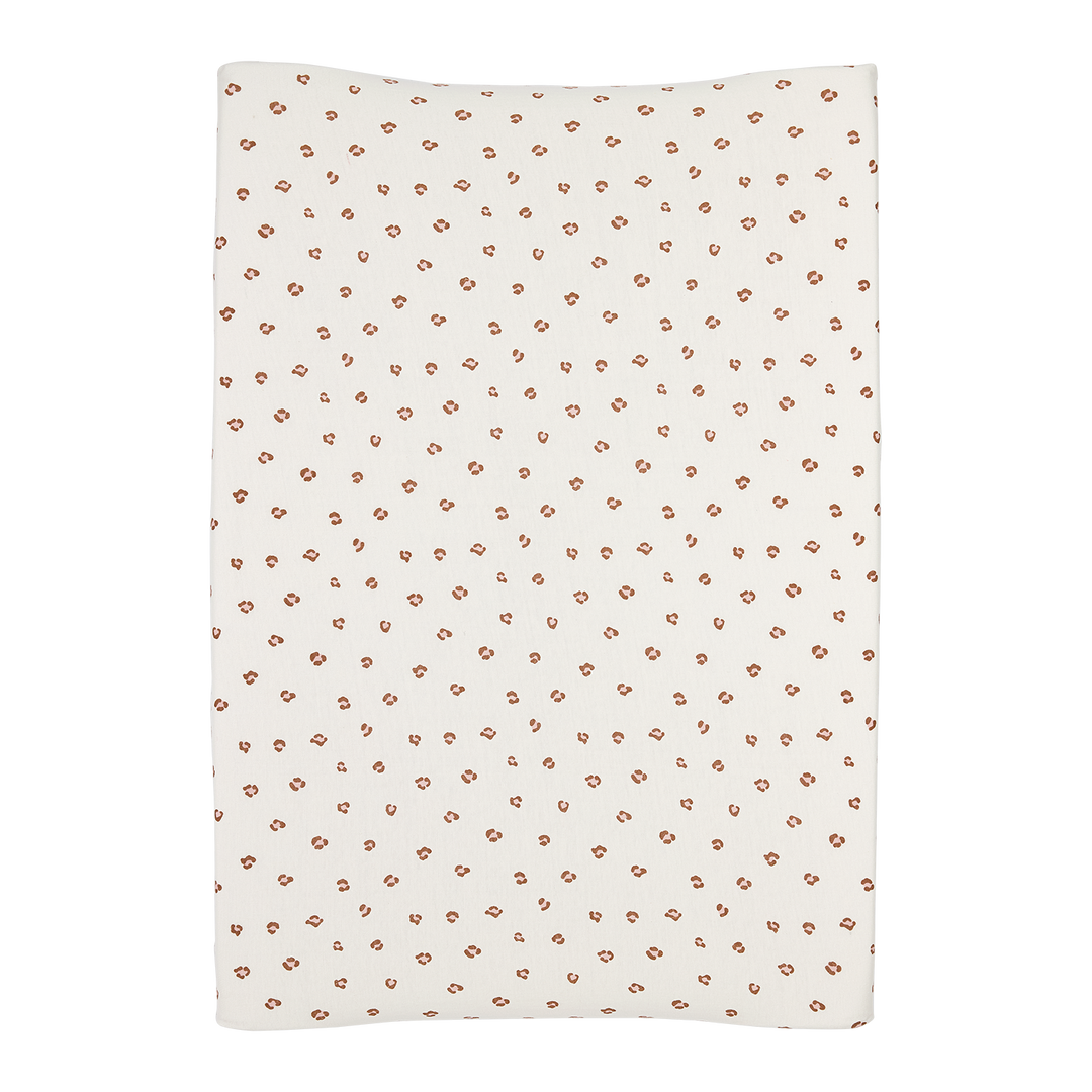 Meyco - Jersey Changing Mat Cover - Mini Panther Soft Pink - Mabel & Fox